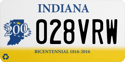IN license plate 028VRW