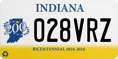 IN license plate 028VRZ