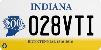 IN license plate 028VTI