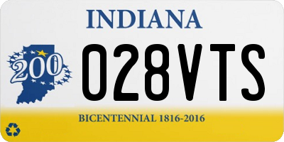 IN license plate 028VTS