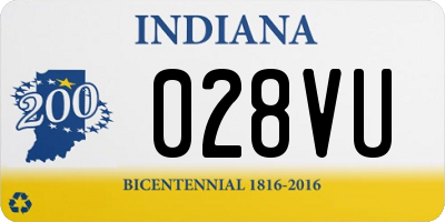 IN license plate 028VU