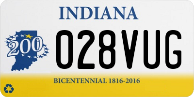 IN license plate 028VUG