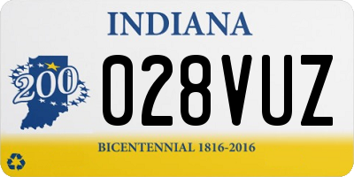 IN license plate 028VUZ