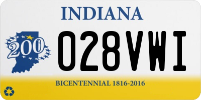 IN license plate 028VWI