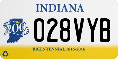 IN license plate 028VYB
