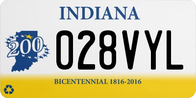 IN license plate 028VYL