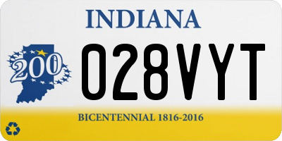 IN license plate 028VYT