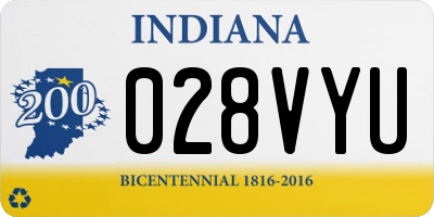 IN license plate 028VYU