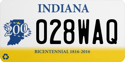 IN license plate 028WAQ