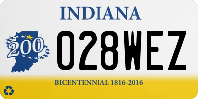 IN license plate 028WEZ