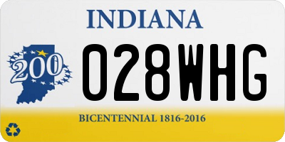 IN license plate 028WHG