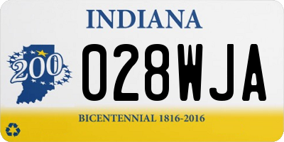 IN license plate 028WJA