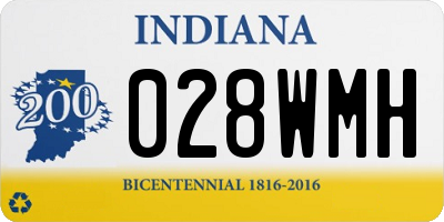 IN license plate 028WMH