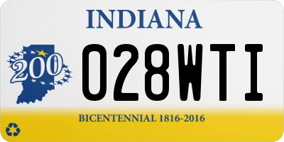 IN license plate 028WTI