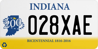 IN license plate 028XAE