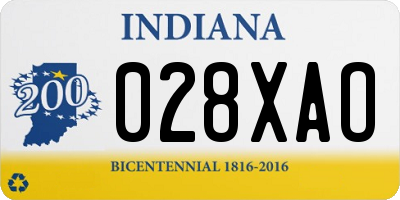 IN license plate 028XAO