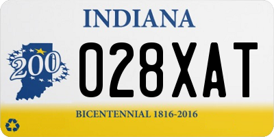 IN license plate 028XAT