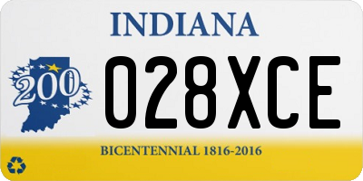 IN license plate 028XCE