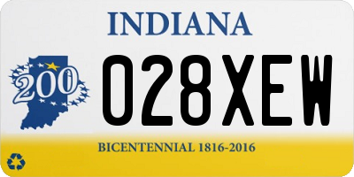 IN license plate 028XEW