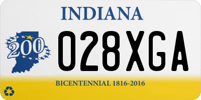 IN license plate 028XGA