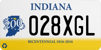 IN license plate 028XGL