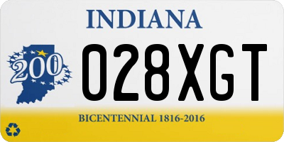 IN license plate 028XGT