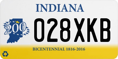 IN license plate 028XKB