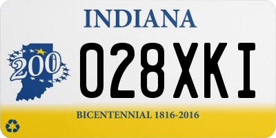 IN license plate 028XKI