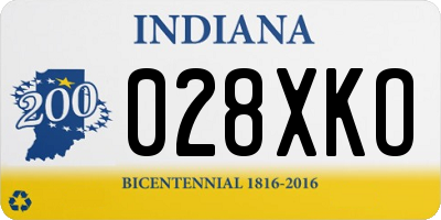 IN license plate 028XKO