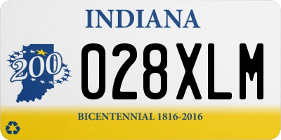 IN license plate 028XLM