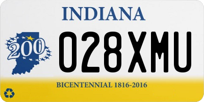 IN license plate 028XMU