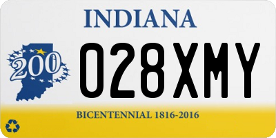 IN license plate 028XMY
