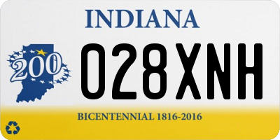 IN license plate 028XNH