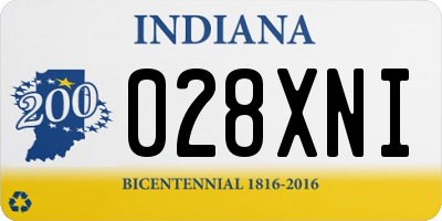 IN license plate 028XNI