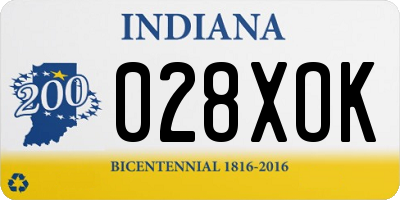 IN license plate 028XOK