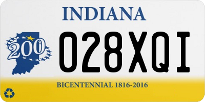 IN license plate 028XQI