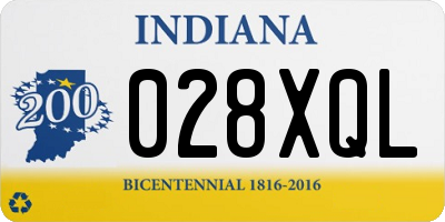 IN license plate 028XQL