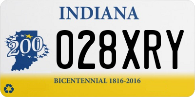 IN license plate 028XRY