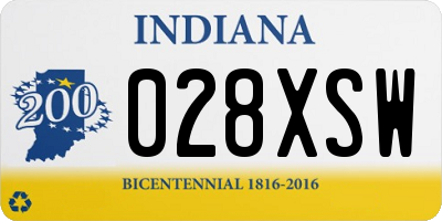 IN license plate 028XSW