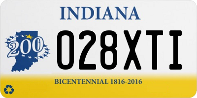 IN license plate 028XTI