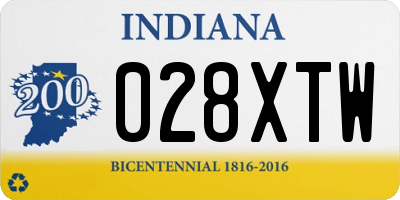 IN license plate 028XTW