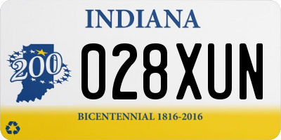 IN license plate 028XUN