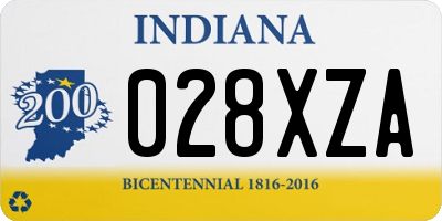IN license plate 028XZA