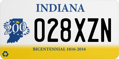 IN license plate 028XZN