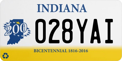 IN license plate 028YAI
