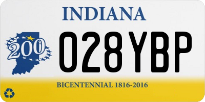 IN license plate 028YBP