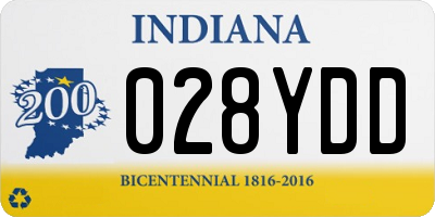 IN license plate 028YDD