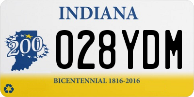 IN license plate 028YDM