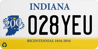 IN license plate 028YEU