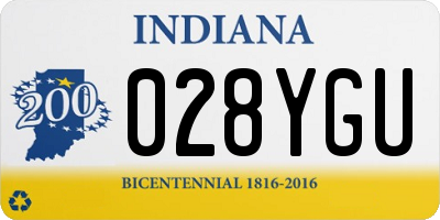 IN license plate 028YGU
